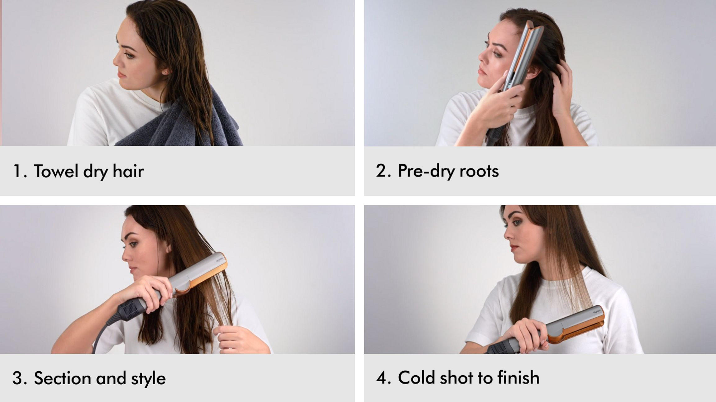 Dyson Airstrait™ dryer and straightener