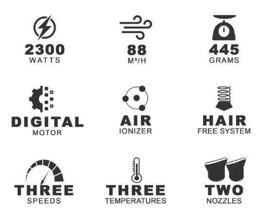 PARLUX Ethos Digital Hairdryer